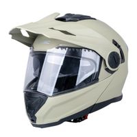 Výklopná enduro přilba W-TEC Biscaia P/J béžová matná M (57-58)