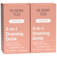 3-in-1 Draining Drink: Entwässerungsdrink (Erdbeere) – 2 Packungen