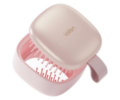 Cestovná kefa na vlasy so zrkadielkom Laifen Air Pink - ružová + darček zadarmo