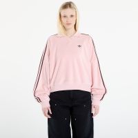 T-shirt adidas Terry Towel V Neck Long Sleeves Polo Shirt Sandy Pink XS