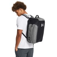 Under Armour Contain Duo SM BP Duffle Castlerock Medium Heather/ Black/ White Universal