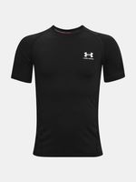 Under Armour HG Armour SS Koszulka dziecięce Czarny