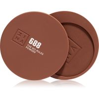 3INA The No-Rules Powder multifunktionales Make-up für Augen, Lippen und Gesicht Farbton 688 - Deep cocoa, matte bronzer 8 g