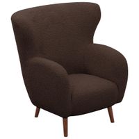 Livetastic KRESLO, textil, hnedá