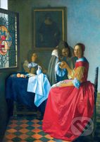 Vermeer- The Girl with the Wine Glass, 1659 - puzzle z kategorie Umělecké