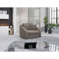 Sit & More KRESLO, textil, hnedá