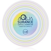 J.Cat Beauty Aquasurance Kompakt - PuderFoundation für mittlere bis volle Deckung Farbton 101 Ivory 9 g