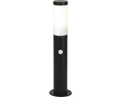 Venkovní stojací LED osvětlení Brilliant Dody / 45 cm / 20 W / IP44 / E27 / senzor pohybu / černá