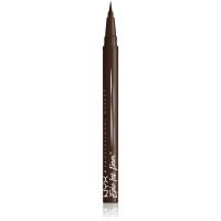 NYX Professional Makeup Epic Ink precizní voděodolná linka odstín Dark Chocolate 1 ml