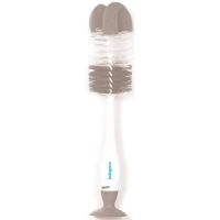 BabyOno Take Care Brush for Bottles and Teats щітка для чищення 2 в 1 Grey 1 кс