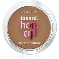 Claresa Tanned, Honey! bronzer a kontúrovací púder odtieň 12 Versatile 10 g