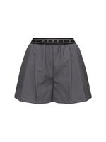 Logo Band Wool Shorts