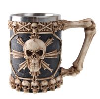 kufel 500ml Large Tankard Of Skulls - NEM3722