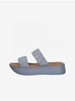 Light purple leather platform slippers Tamaris - Women