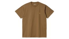Carhartt WIP S/S Chase T-Shirt Brown I026391_00Y_XX Pánske - Tričká Carhartt WIP - Hnedá - I026391_00Y_XX-L - Size: L