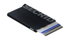 Secrid Cardprotector Laser Logo Black Unisex - Peňaženka Secrid - Čierna - CLa-Logo-black-One-size - Size: One size