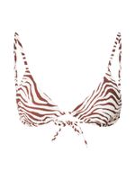 ETAM Bikini gornji dio 'TANZANIA'  ecru/prljavo bijela / smeđa
