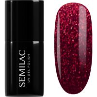 Semilac UV Hybrid Winter Wonderland гелевий лак для нігтів відтінок 955 Holly Berry Red 7 мл