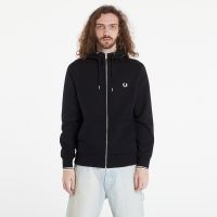 Bluza FRED PERRY Hooded Zip Through Sweatshirt Black L
