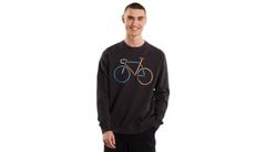 Dedicated Sweatshirt Malmoe Color Bike Charcoal Pánske - Mikiny a mikiny s kapucou Dedicated - Sivá - 18821-M - Size: M