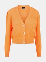 Pieces Leya Cardigan Orange