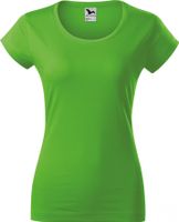 MALFINI® Dámské tričko Viper s kratšími rukávky a hlubším výstřihem Barva: Zelená jablková, Velikost: L