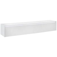 Xora NÍZKA KOMODA, biela s vysokým leskom, 180/30/33 cm