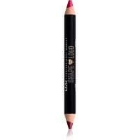 NYX Professional Makeup Lip Liner Duo Pride Line Loud rtěnka + tužka na rty s matným efektem odstín 03 - Scene Kween 1 ks