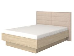 Manželská posteľ 160x200cm s úložným priestorom anita - dub svetlý