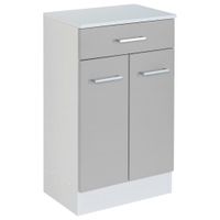 Held SPODNÁ SKRINKA, svetlosivá, biela, 50/84/35 cm