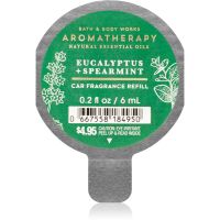 Bath & Body Works Eucalyptus Spearmint dišava za avto nadomestno polnilo 6 ml