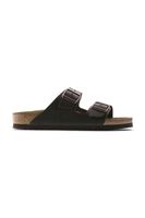 Birkenstock šľapky na plochom podpätku kožené Arizona