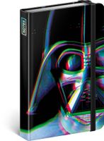 NOTIQUE Notes Star Wars – Vader, linajkovaný, 11 x 16 cm
