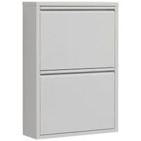 Carryhome VÝKLOPNÁ SKRINKA NA TOPÁNKY, biela, 50/70,5/15 cm