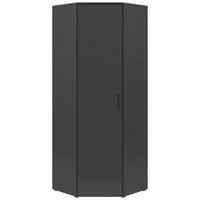 Carryhome ROHOVÁ SKRIŇA, grafitová, 72/195/72 cm