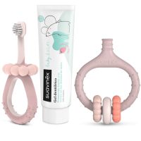 Suavinex Baby & Kids My First Dental Care Set подарунковий набір для немовлят і дітей Pink