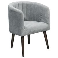Livetastic KOKTAILOVÉ KRESLO, textil, tmavosivá