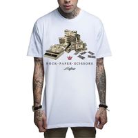 Hardcore T-Shirt Männer - ROCK PAPER SCISSORS - MAFIOSO - MAF070 XXL