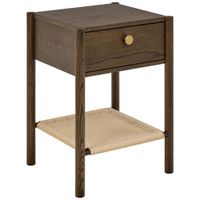 MID.YOU NOČNÝ STOLÍK, tmavý dub, 43,5/60/40 cm