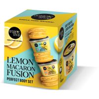 Organic Shop Lemon Macaron Fusion set cadou