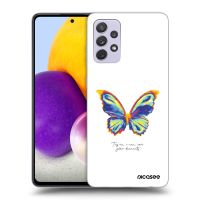 Silikónový čierny obal pre Samsung Galaxy A72 A725F - Diamanty White