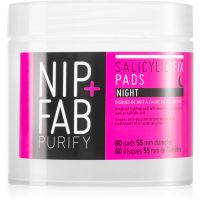 NIP+FAB Salicylic Fix čistiace tampóny na noc 60 ks