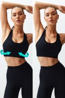 Trendyol Premium Black Polyamide Fabric Supported Knitted Sports Bra