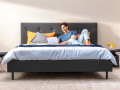 Dormeo postelový rám Dolce Pro Classic - Šedý    Dormeo postelový rám Dolce Pro Classic - Šedý 140X200