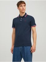 Dark blue polo shirt Jack & Jones Paulos - Men