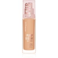 MAYBELLINE NEW YORK Lifter Plump & Glow posvetlitveni tekoči puder za naraven videz odtenek 220 30 ml