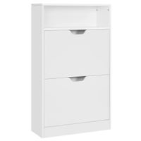 Boxxx VÝKLOPNÁ SKRINKA NA TOPÁNKY, biela, 60/102/24 cm