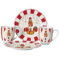 Hutschenreuther RAŇAJKOVÁ SÚPRAVA Christmas Love Red 4-dielne