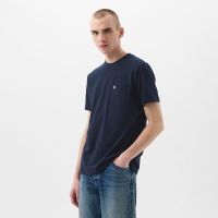 T-shirt GAP Pocket Micro Logo Tee Tapestry Navy S