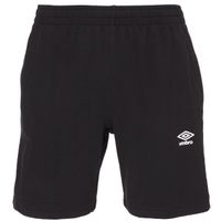 Umbro FRENCH TERRY SHORT ESSENTIALS Мъжки трикотажни къси панталони, черно, размер